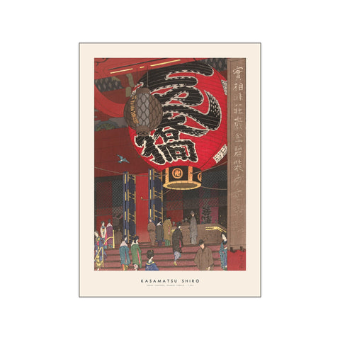 Kasamatsu Shiro - Great lantern Kannon Temple — Art print by Japandi x PSTR Studio from Poster & Frame