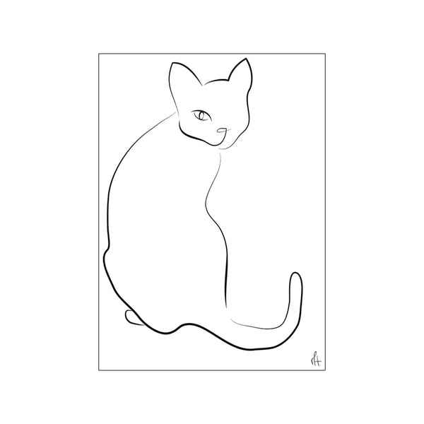 Cat — Art print by Mette Handberg from Poster & Frame