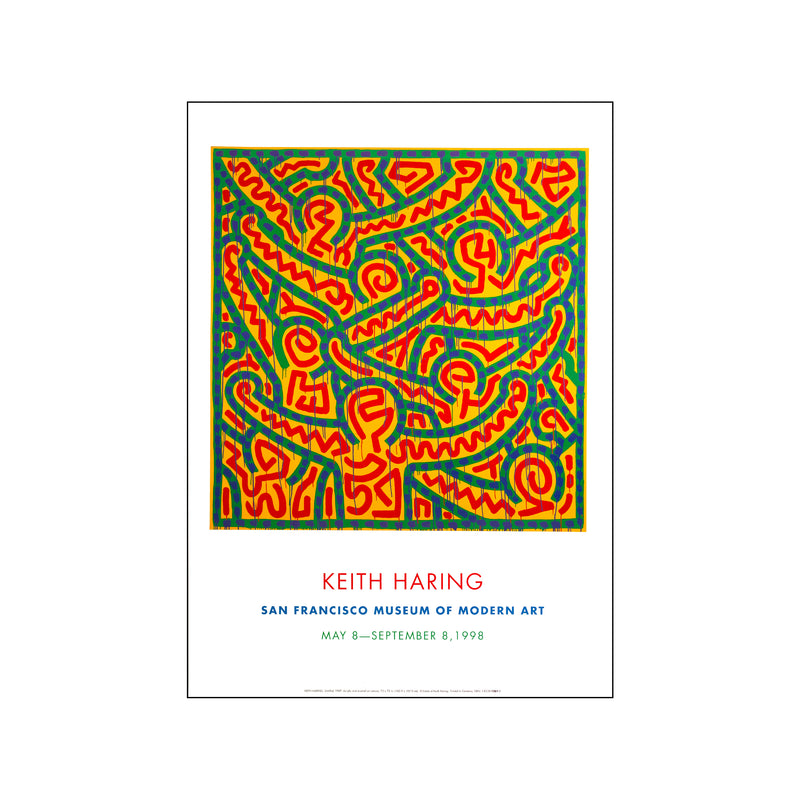 San Fransisco Museum of Modern Art 1998 — Art print by Keith Haring from Poster & Frame