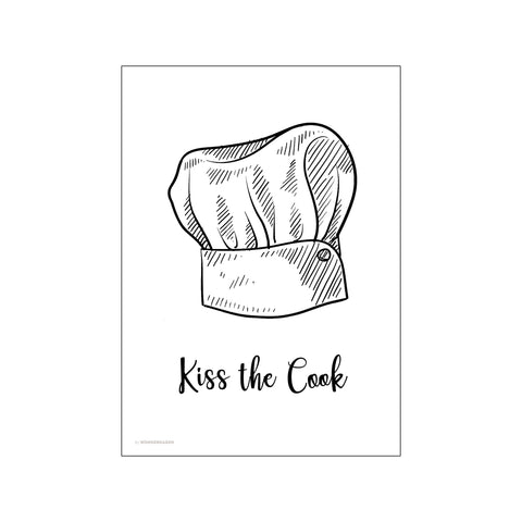 Kiss the cook — Art print by Wonderhagen from Poster & Frame