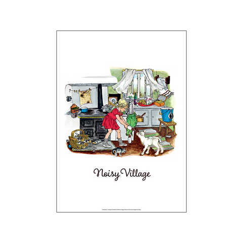 Kitchen - Noisy Village — Art print by Astrid Lindgren from Poster & Frame