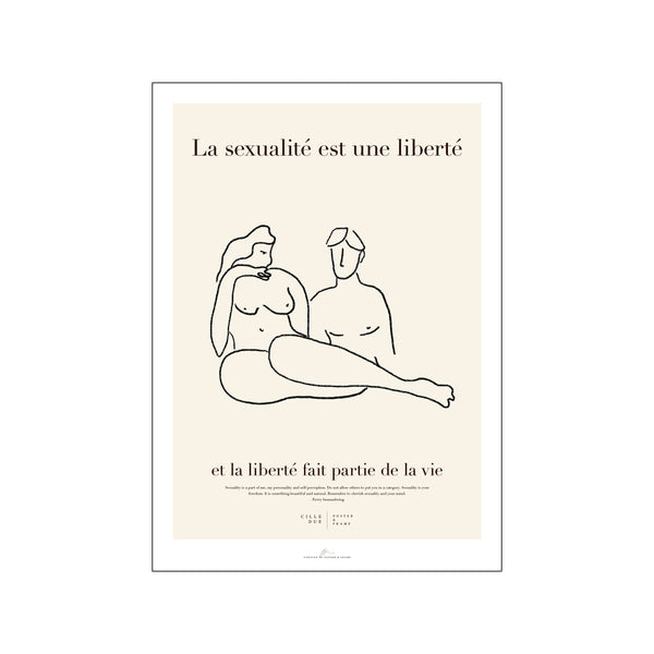 Sexuality — Art print by Cille Due x Poster & Frame from Poster & Frame