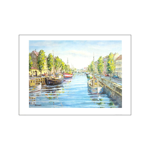 Amsterdam Canals — Art print by Knud Høj from Poster & Frame