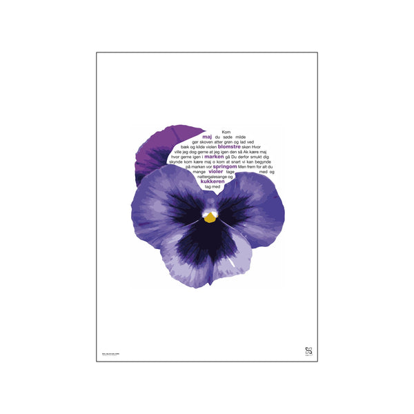 Kom maj du søde milde — Art print by Songshape from Poster & Frame