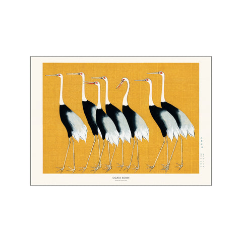 Japanese Red Crown Crane — Art print by Korin Ogata from Poster & Frame