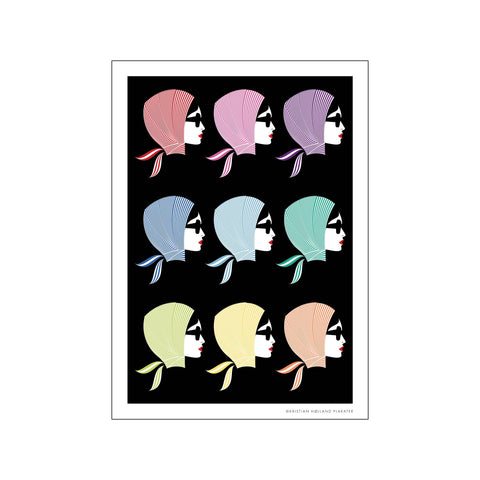 Scarves — Art print by Kristian Højland from Poster & Frame