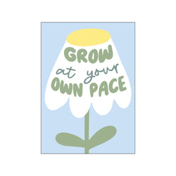 Grow At Your Pace — Art print by KsanaKalpa from Poster & Frame