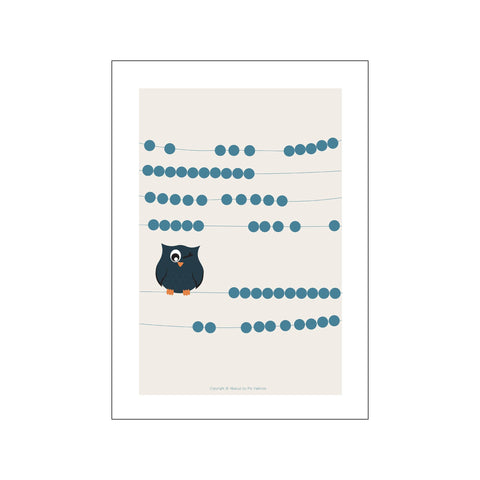 Kugleramme blå — Art print by Dessina from Poster & Frame