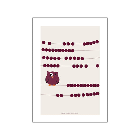 Kugleramme rød — Art print by Dessina from Poster & Frame