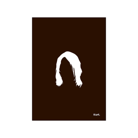 Kurt - Black — Art print by Mugstars CO from Poster & Frame