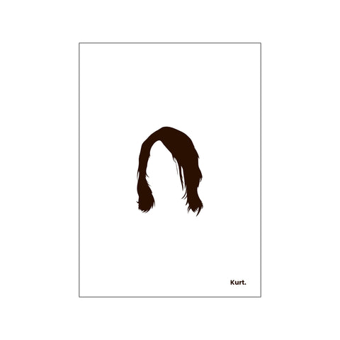 Kurt - White — Art print by Mugstars CO from Poster & Frame