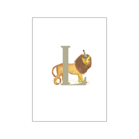 L-Löwe — Art print by Tiny Goods from Poster & Frame