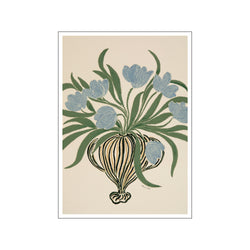 La Poire - "Blue Tulips" — Art print by Dansk Flygtningehjælp from Poster & Frame