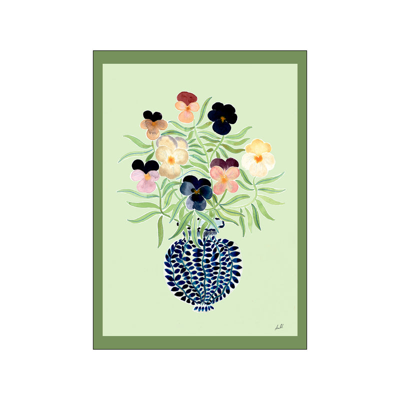 Spring Pansies — Art print by La Poire from Poster & Frame