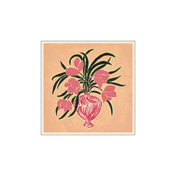 Tulips in a Red Vase — Art print by La Poire from Poster & Frame