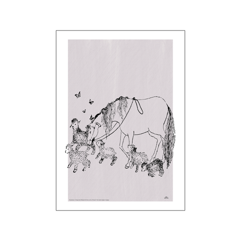 Lambs And Butterflies - Mio my Son — Art print by Astrid Lindgren from Poster & Frame