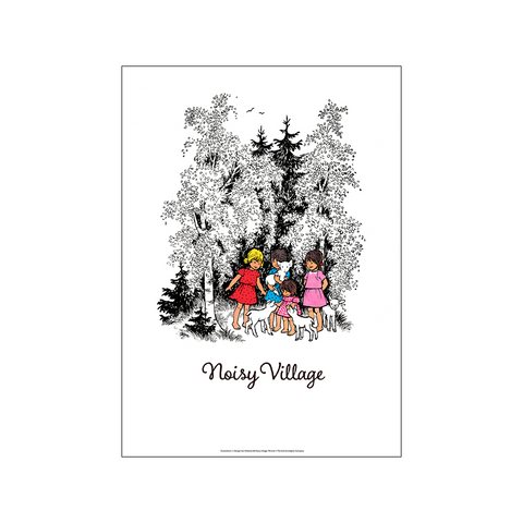 Lambs in the Woods - Noisy Village — Art print by Astrid Lindgren from Poster & Frame