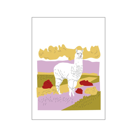 Landscape Alpaca #2 — Art print by Wonderful Warehouse from Poster & Frame