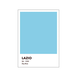 LAZIO - SKY BLUE — Art print by Olé Olé from Poster & Frame