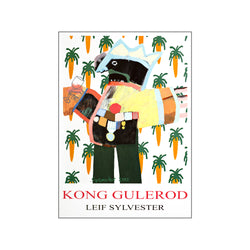 Kong Gulerod — Art print by Leif Sylvester from Poster & Frame