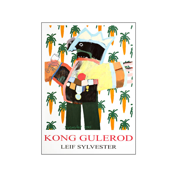 Kong Gulerod — Art print by Leif Sylvester from Poster & Frame
