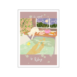 Bath Time — Art print by Leilani from Poster & Frame