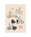 Bikes of Copenhagen — Art print by Leilani from Poster & Frame