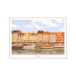 Summer in Nyhavn — Art print by Leilani from Poster & Frame