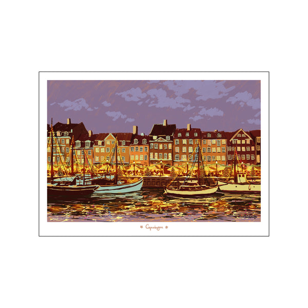 Winter in Nyhavn — Art print by Leilani from Poster & Frame