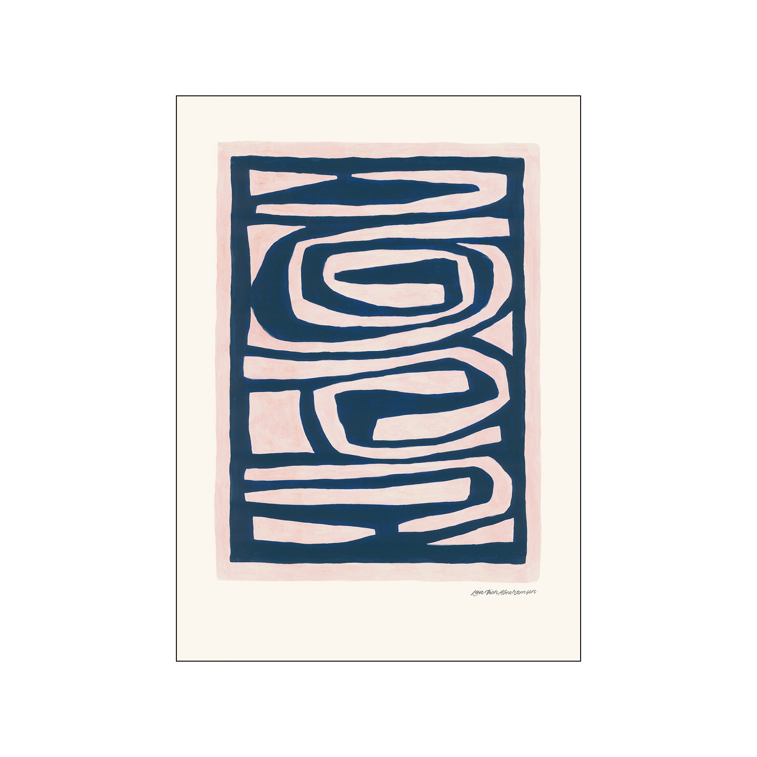 The Poster Club x Leise Dich Abrahamsen – Poster & Frame Art Group