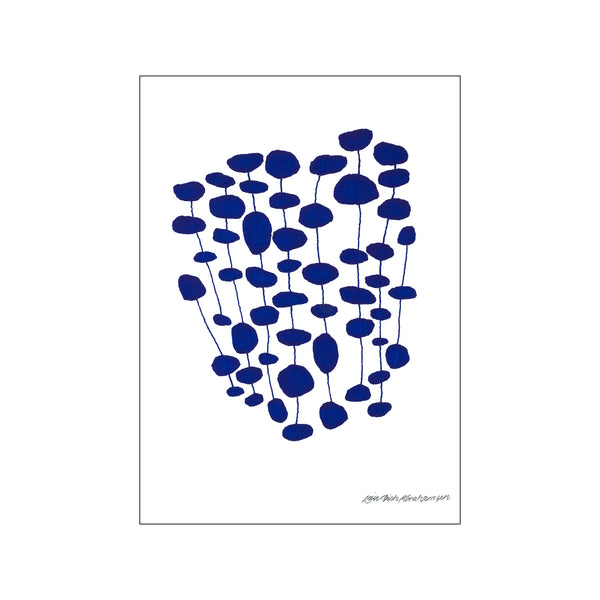 Blue Pearl Forest — Art print by The Poster Club x Leise Dich Abrahamsen from Poster & Frame