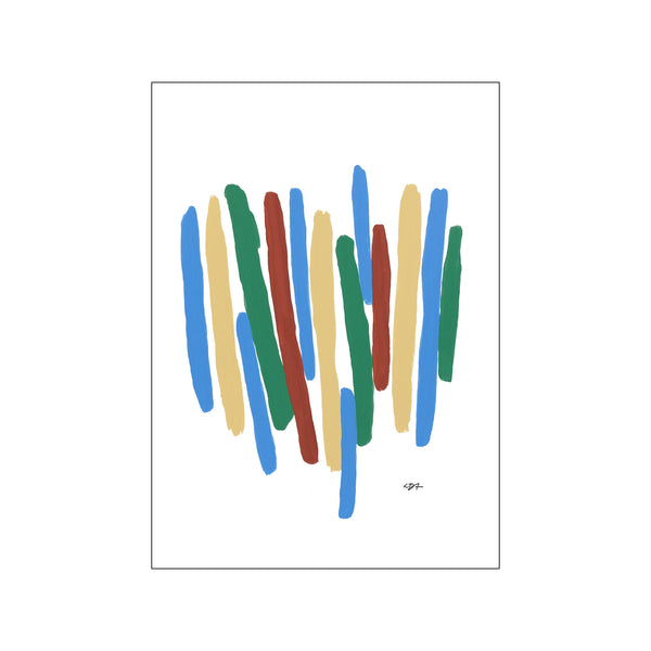 Bouquet — Art print by The Poster Club x Leise Dich Abrahamsen from Poster & Frame