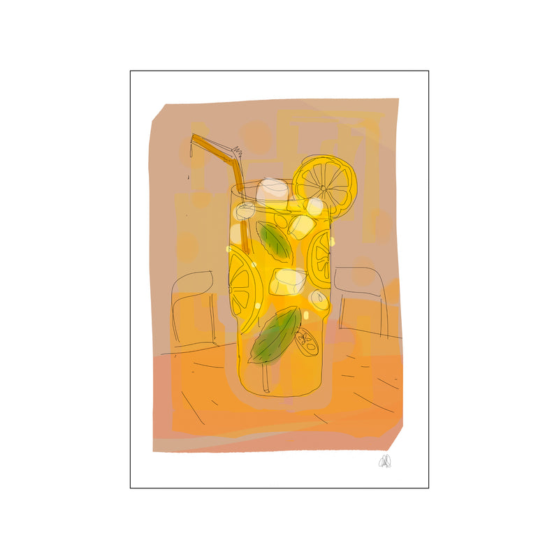 Lemon Drink — Art print by HiPosterShop from Poster & Frame