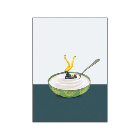 Yoga in my yogurt — Art print by Leon Maarten from Poster & Frame