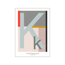 Letter K — Art print by Willero Illustration from Poster & Frame