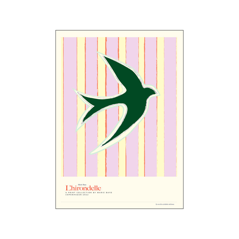 L´Hirondelle - Green — Art print by Permild & Rosengreen x Marie Bayo from Poster & Frame