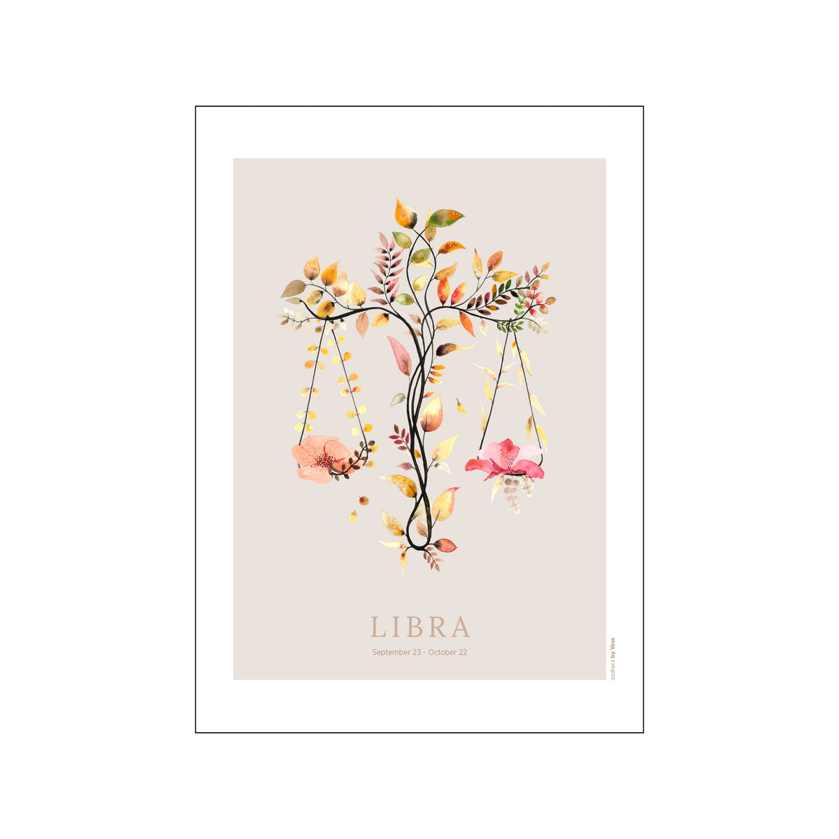 Libra – Poster & Frame Art Group