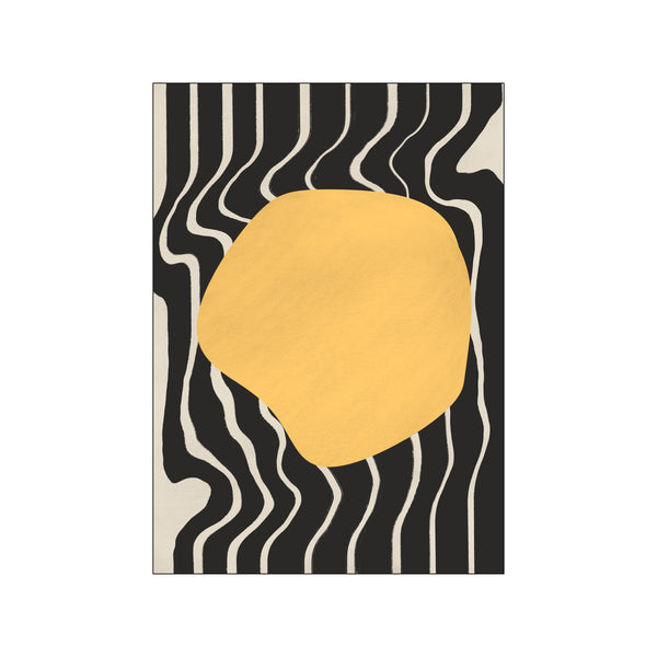 Liquid Yellow — Art print by Little Dean from Poster & Frame