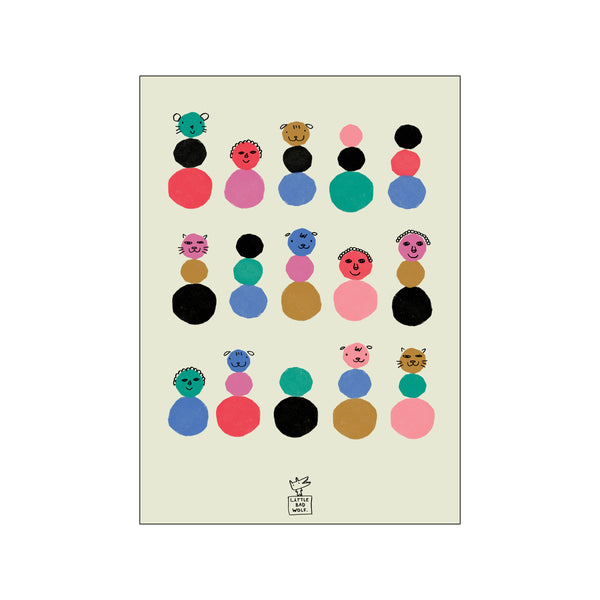Animals — Art print by Little Bad Wolf from Poster & Frame