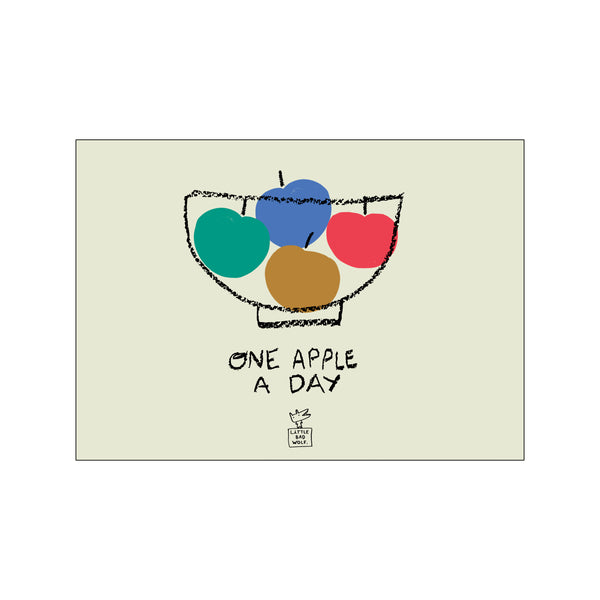 Apples — Art print by Little Bad Wolf from Poster & Frame