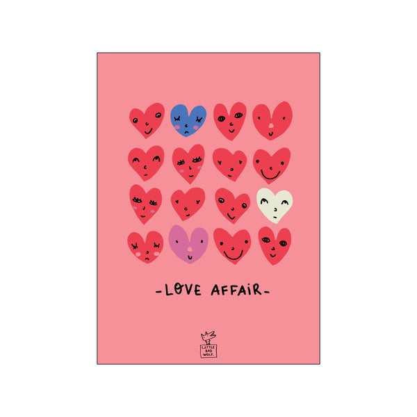 Love affair — Art print by Little Bad Wolf from Poster & Frame