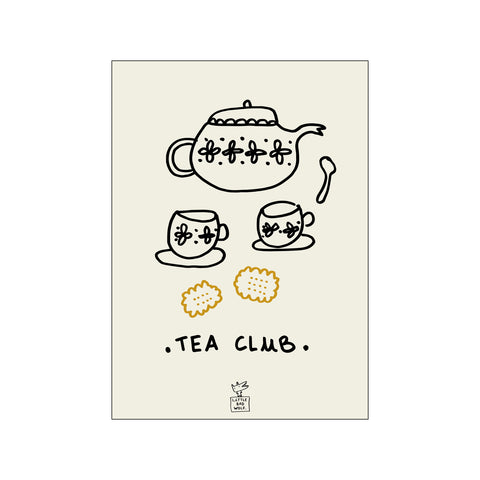 Tea club — Art print by Little Bad Wolf from Poster & Frame