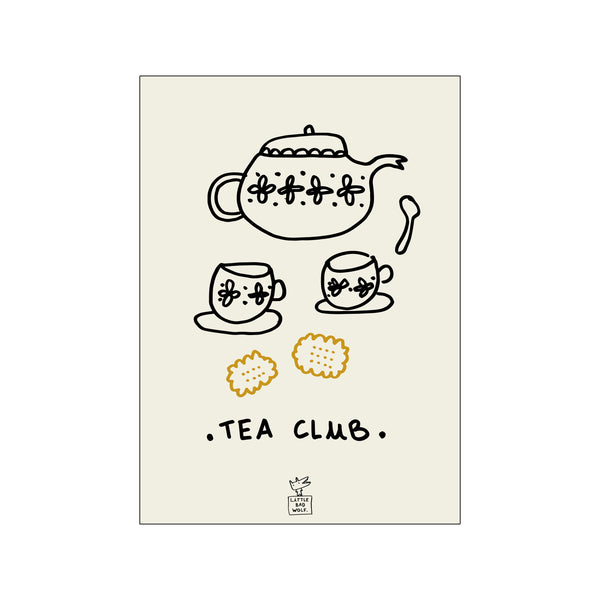 Tea club — Art print by Little Bad Wolf from Poster & Frame