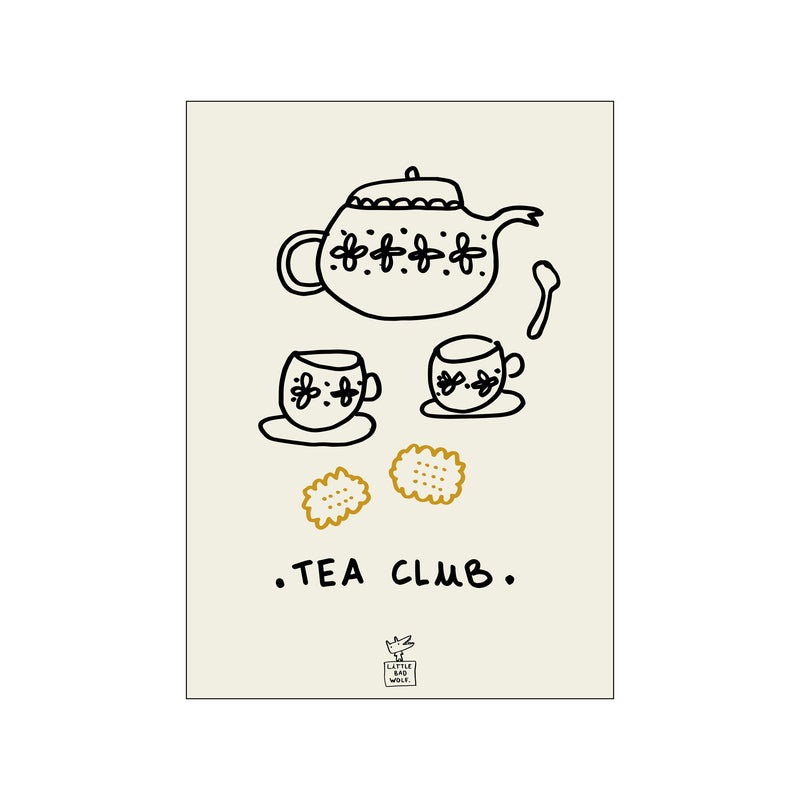 Tea club — Art print by Little Bad Wolf from Poster & Frame