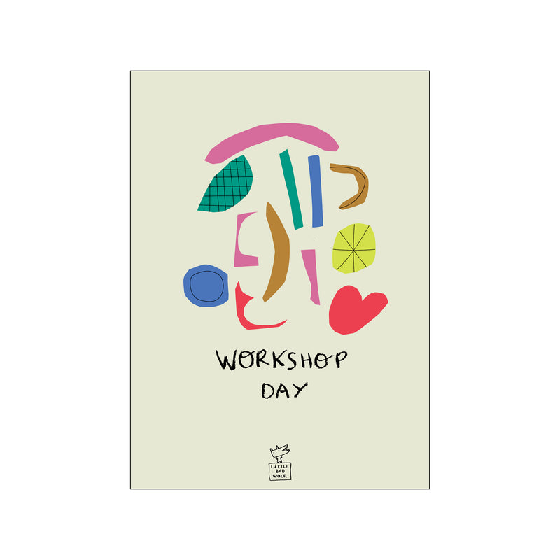 Workshop day — Art print by Little Bad Wolf from Poster & Frame