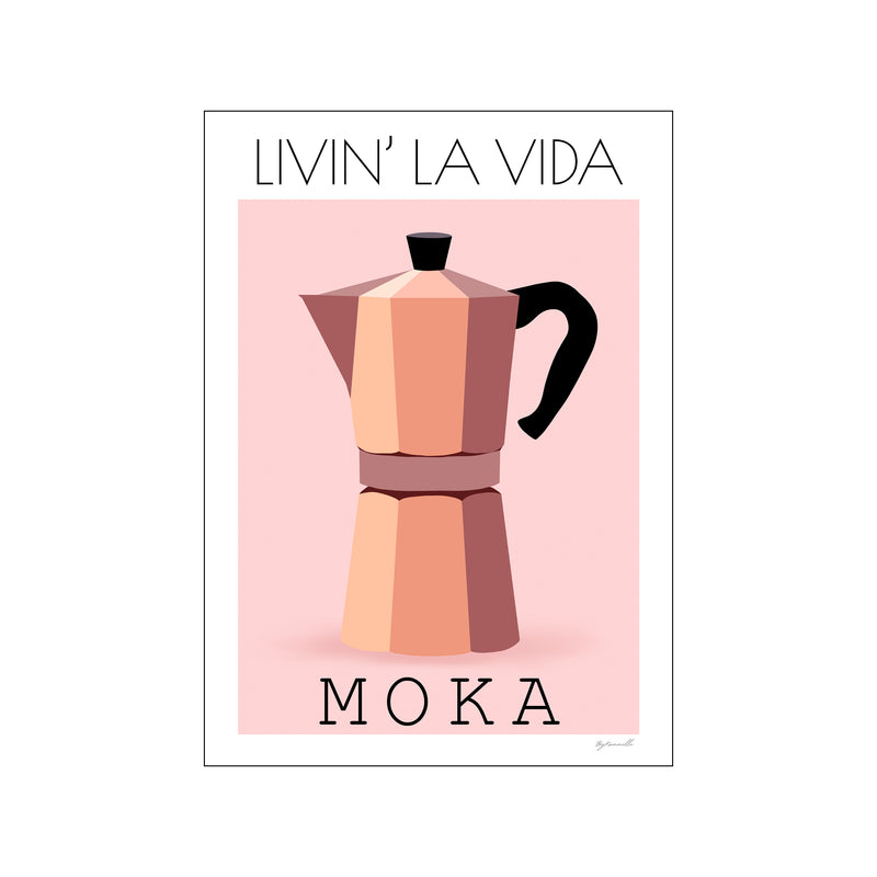 Livin' La Vida Moka — Art print by ByKammille from Poster & Frame