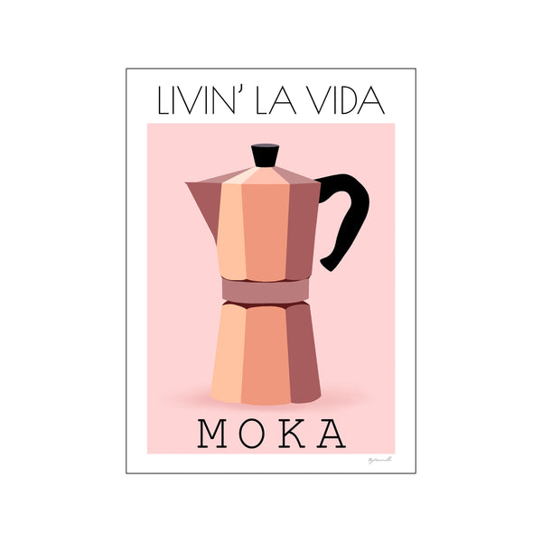 Livin' La Vida Moka — Art print by ByKammille from Poster & Frame
