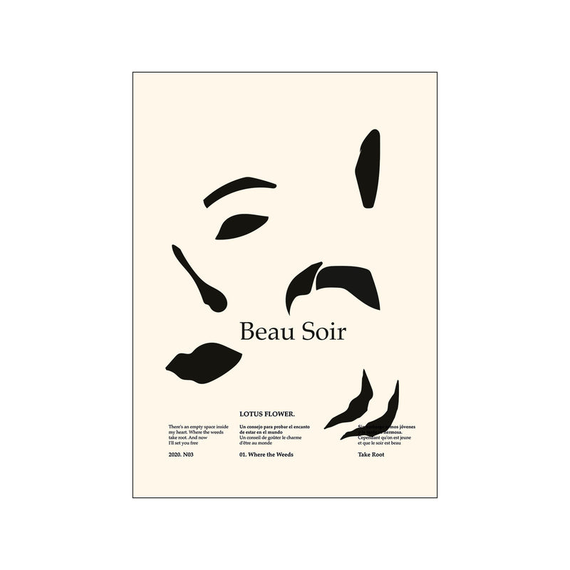 Beau Soir — Art print by The Poster Club x Lucrecia Rey Caro from Poster & Frame