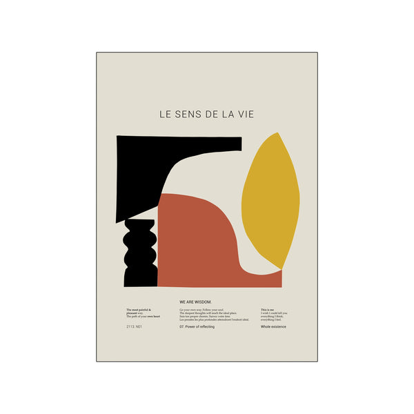 Le Sans De La Vie — Art print by The Poster Club x Lucrecia Rey Caro from Poster & Frame
