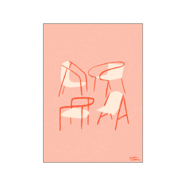 Chairs — Art print by Lydia Ellen Design from Poster & Frame
